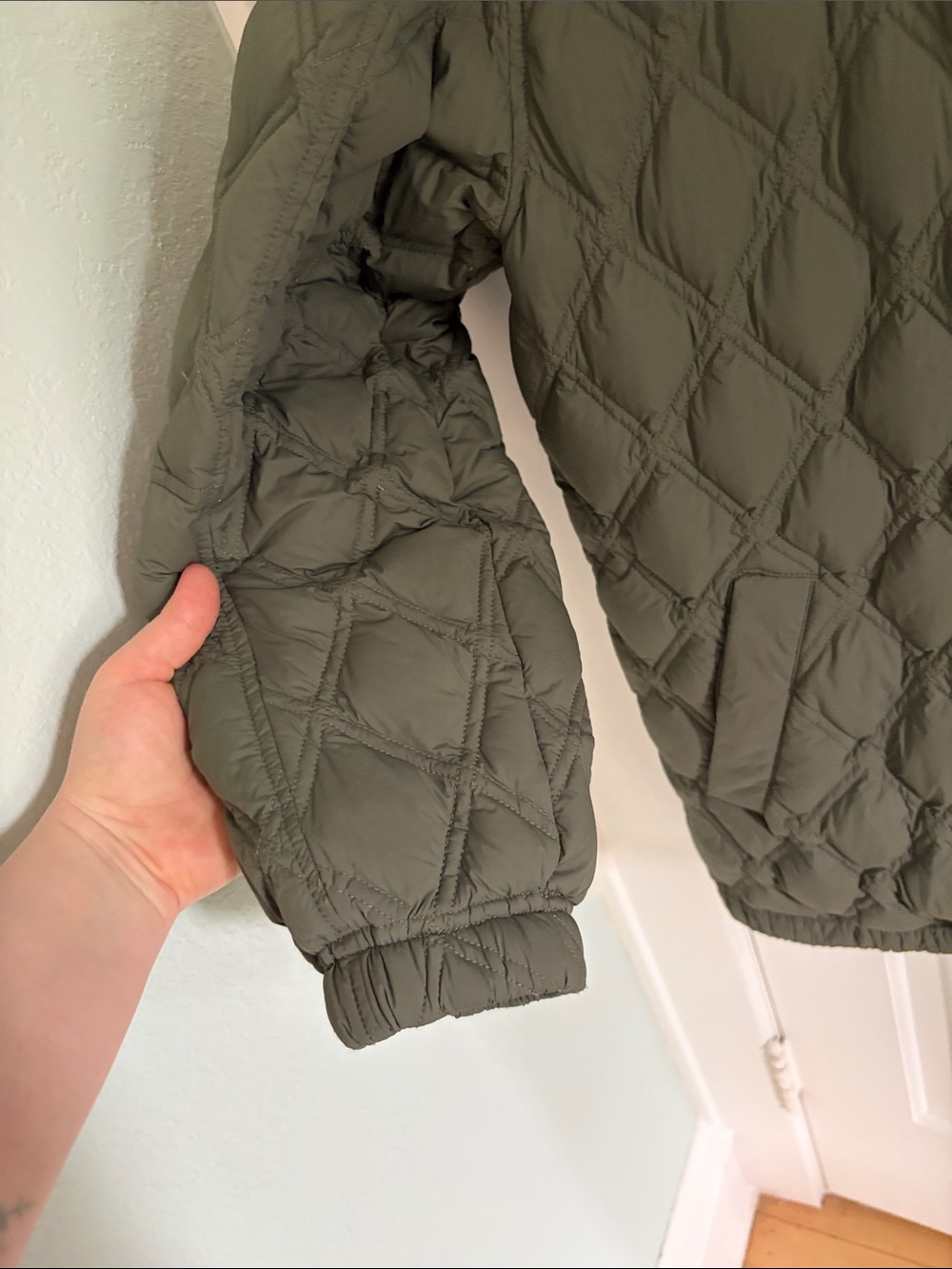 Marine Layer • Green Padded Marina Bomber Jacket (Size M) - Picture 4 of 8